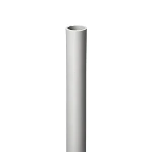 Asta in pvc grigio D 20 per bandiere