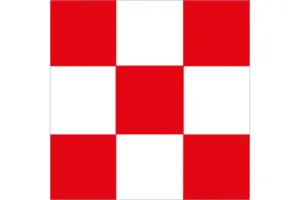 bandiera a scacchi bianco rossi