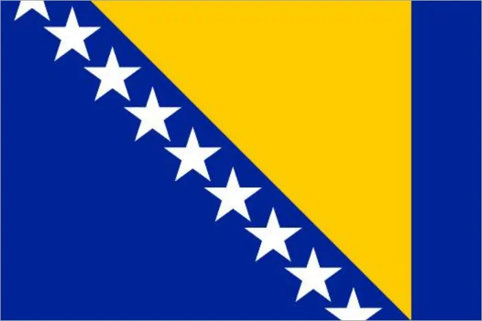 bandiera bosnia ed erzegovina