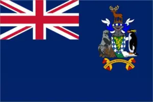 bandiera georgia del sud e isole sandwich australi