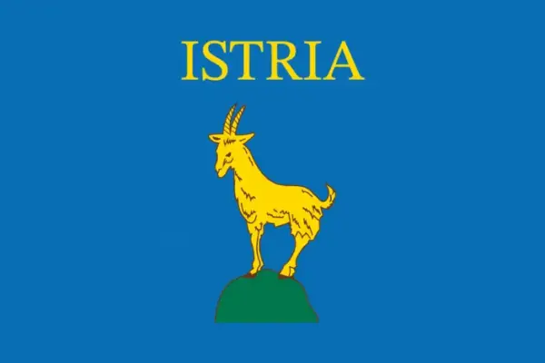 bandiera istria con scritta