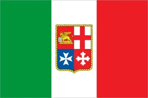 Bandiera Italia Marina Mercantile