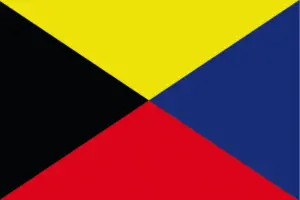 Bandiere di segnalazione da regata lettera z