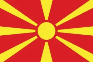 bandiera macedonia del nord