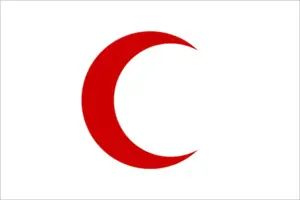 bandiera mezzaluna rossa