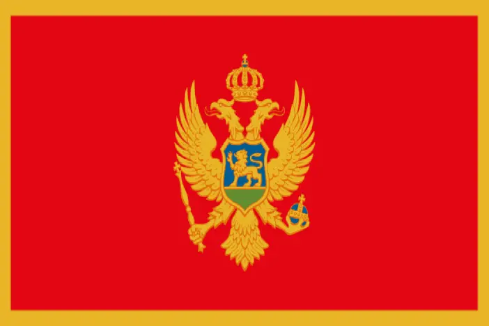 bandiera montenegro