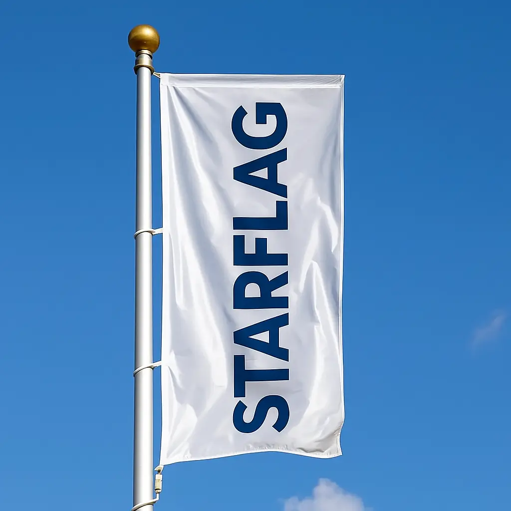 bandiera personalizzata verticale per aziende