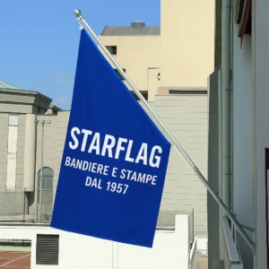 bandiera personalizzata verticale trapezio