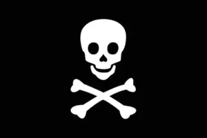 bandiera pirata jolly roger semplice