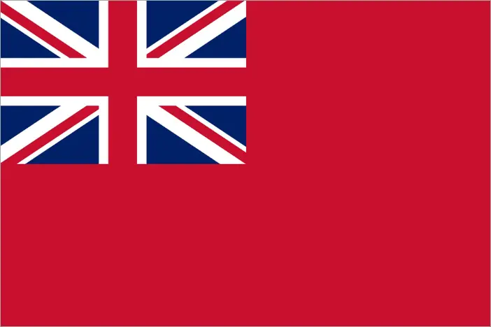 bandiera red ensign regno unito marina mercantile