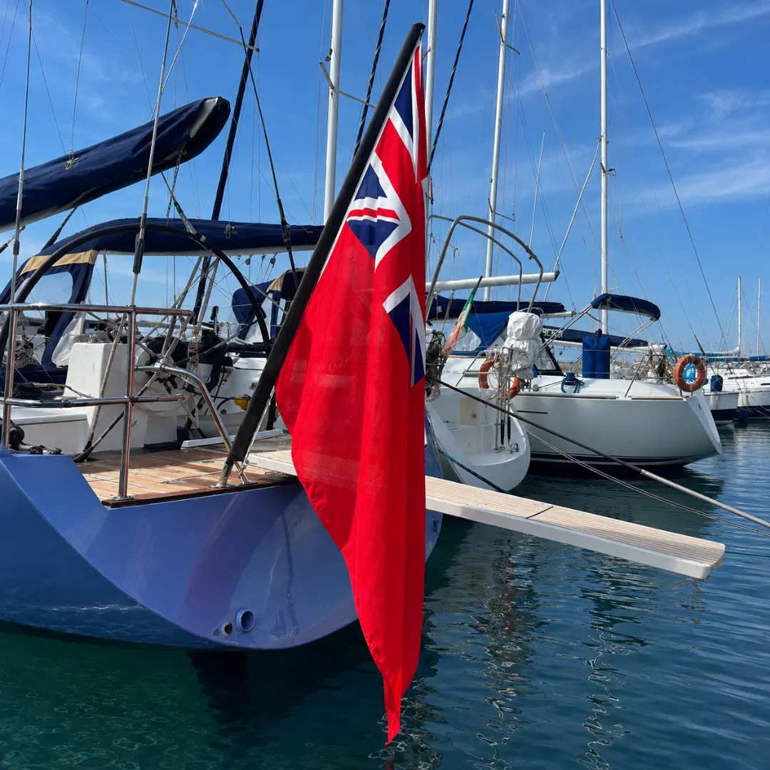Bandiera Regno Unito Marina Mercantile Red Ensign - immagine 2