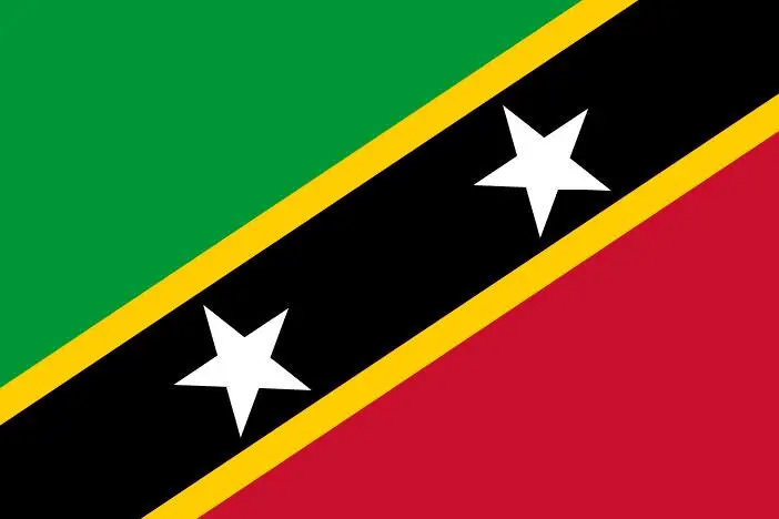 Bandiera Di Saint Kitts E Nevis - Foto e Immagini Stock - iStock