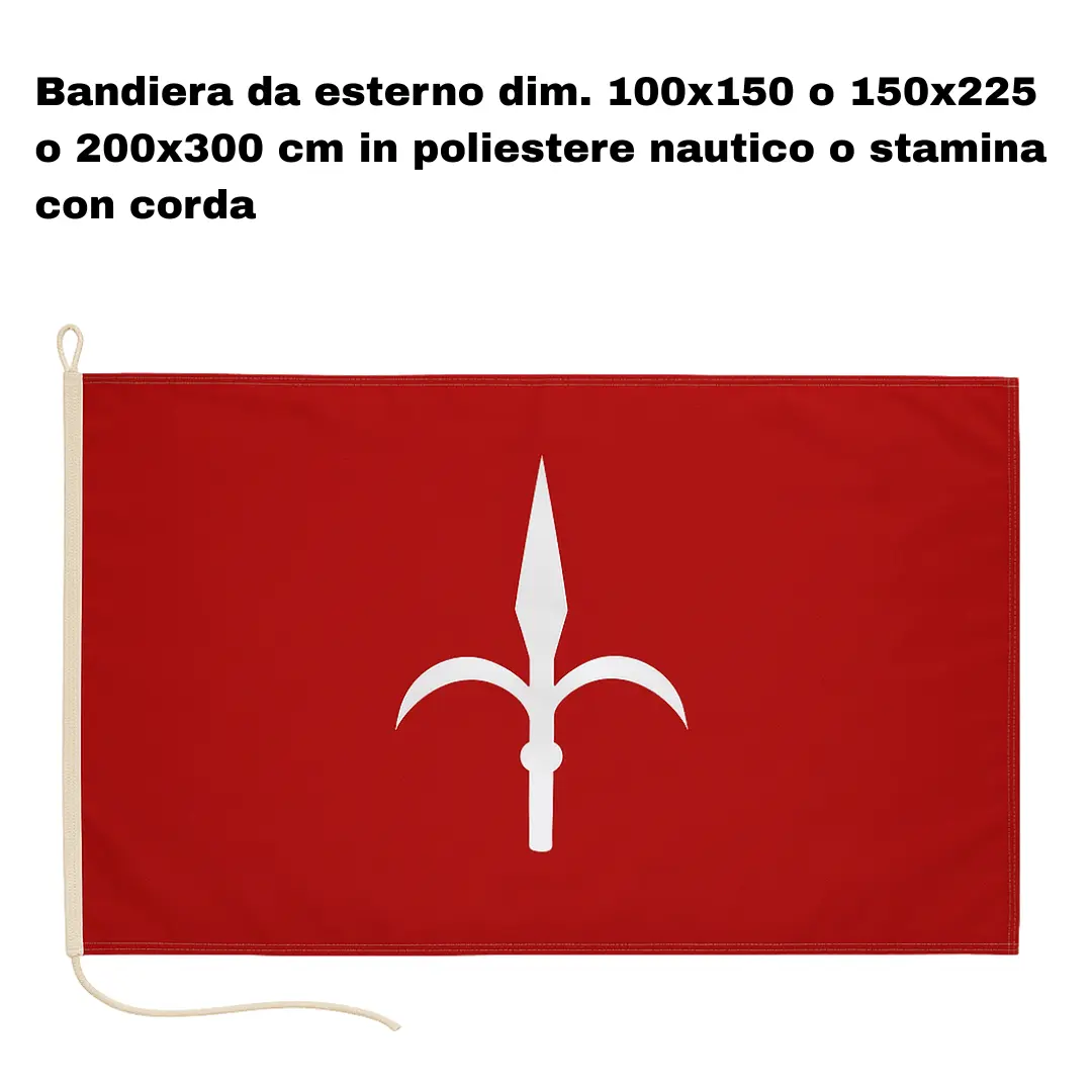 bandiera trieste con corda