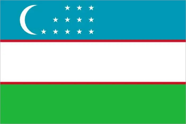 bandiera uzbekistan