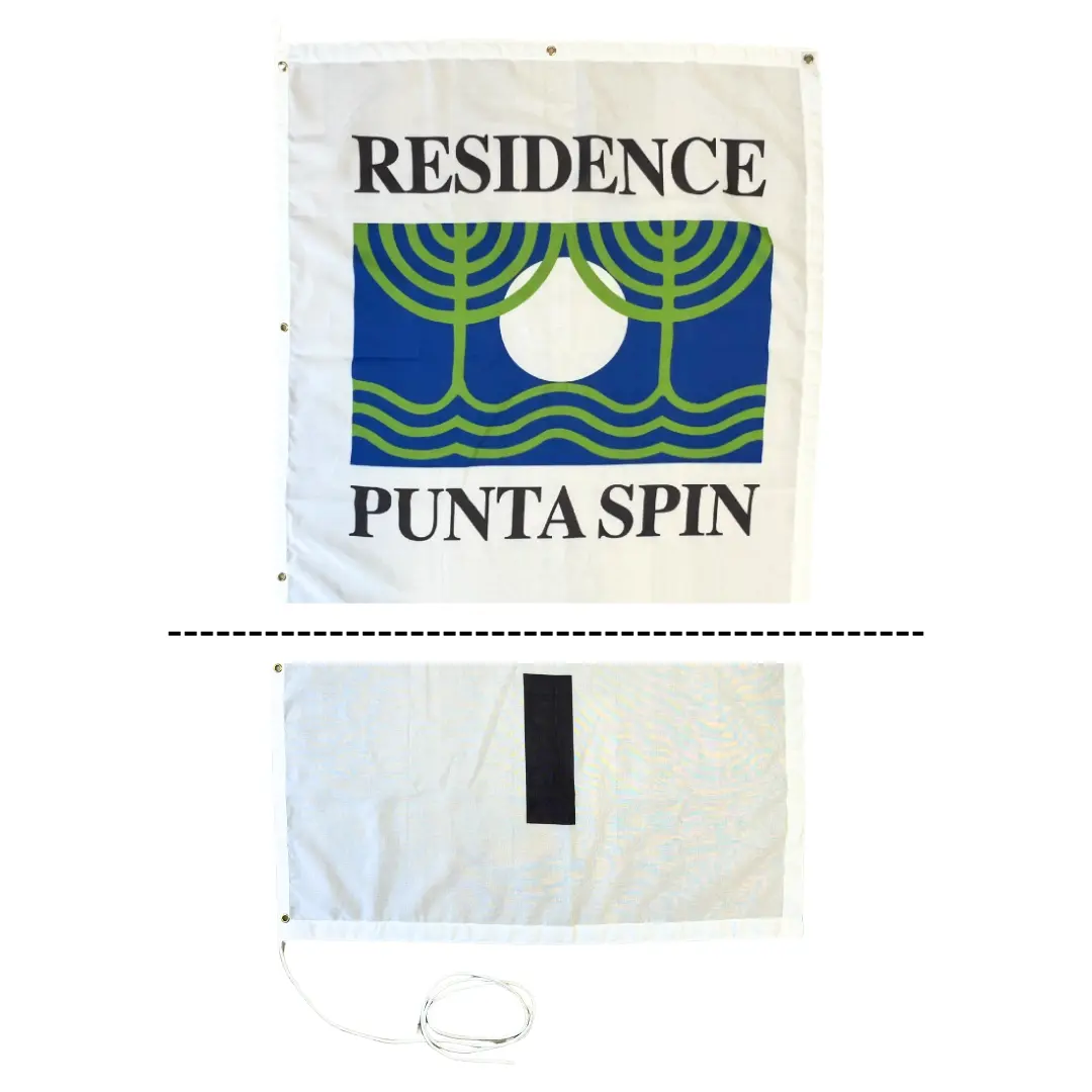 bandiera verticale stamina di poliestere