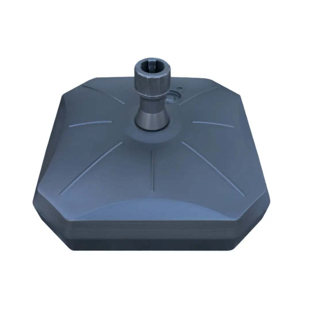 Base in plastica riempibile 52 kg per aste portabandiera D 50