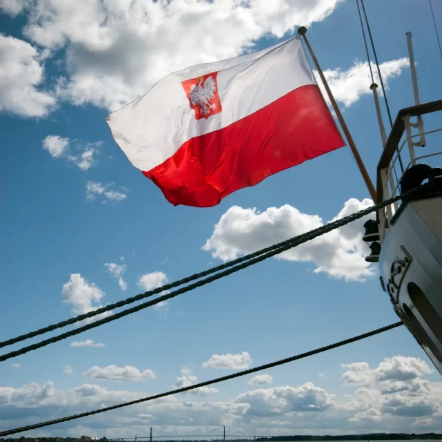 bandiera polonia navigazione