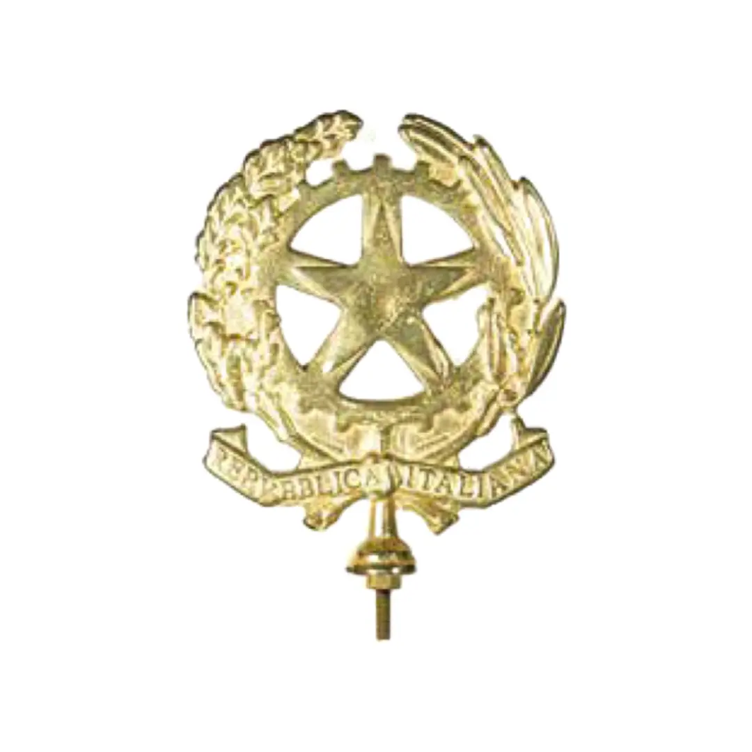 Emblema Repubblica Italiana senza distanziale