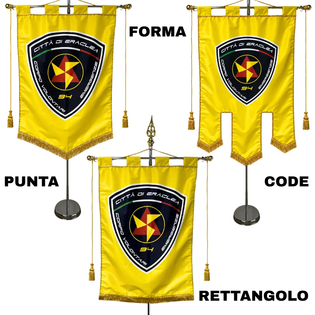 Gonfalone ricamato - immagine 2
