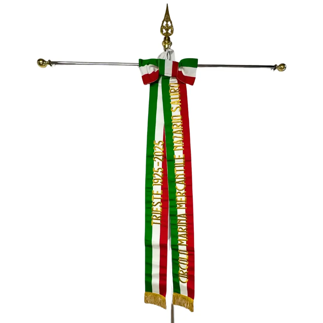 nastro fiocco tricolore personalizzato