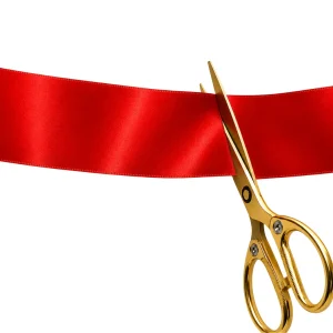 Nastro rosso per inaugurazione