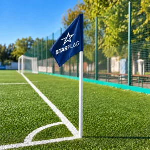 Pali calcio d'angolo e bandiere personalizzate