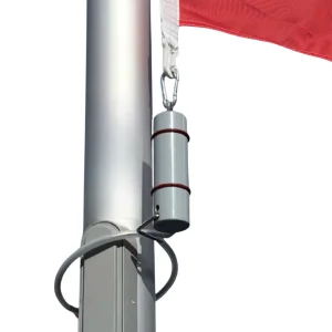 Peso tendibandiera in acciaio inox da 1 kg con anello integrato