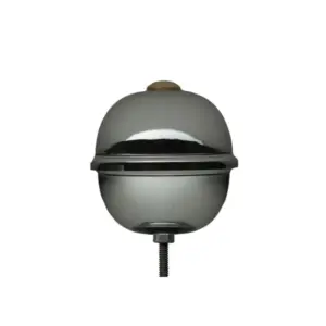 pomolo ottone cromato argento per bandiere
