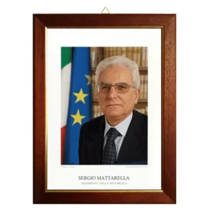 Quadro con foto del Presidente della Repubblica