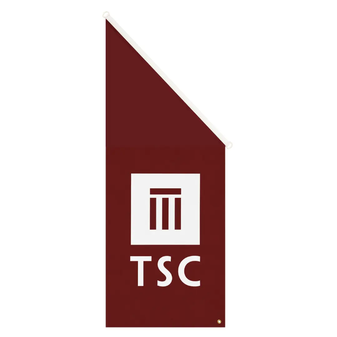 Bandiera trapezio bifacciale doppio telo - immagine 3